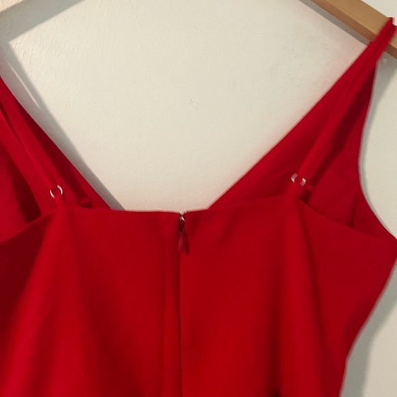 Dress the Population Ruffle Solange Dress in Rouge - Picture 11 of 13